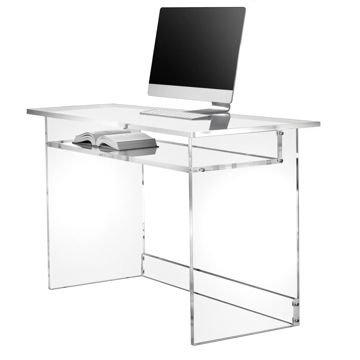 Executive Desk With Shelf - Stauber Furnishings